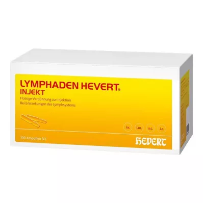LYMPHADEN HEVERT ampolas de injeção, 100 unid