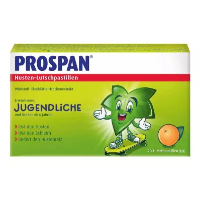 PROSPAN Pastilhas para a tosse, 20 unid