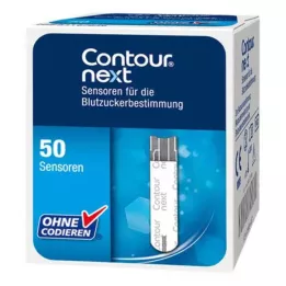 CONTOUR Tiras de teste Next Sensors, 50 unidades