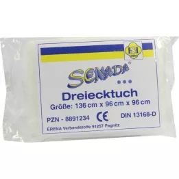 SENADA Pano triangular DIN 13168D, 1 unidade