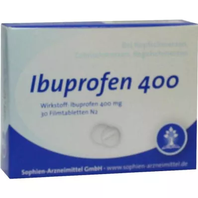 IBUPROFEN Sophien 400 comprimidos revestidos por película, 30 unidades IBUPROFEN Sophien 400 comprimidos revestidos por película, 30 unidades