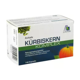 KÜRBISKERN KOMPLEX Cápsulas, 140 Cápsulas