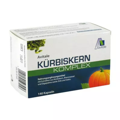 KÜRBISKERN KOMPLEX Cápsulas, 140 Cápsulas