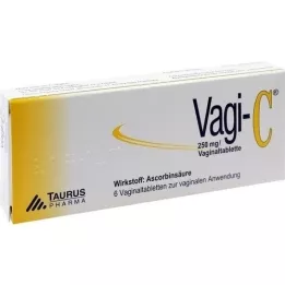 VAGI C comprimidos vaginais, 6 unid