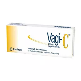 Comprimidos vaginais Vagi-C®, 6 unidades
