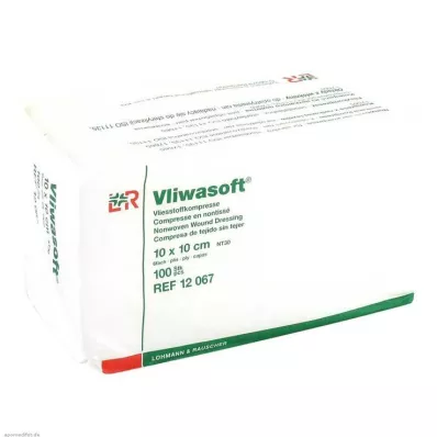 VLIWASOFT Compressas de tecido não tecido 10x10 cm não esterilizadas 6l, 100 unidades VLIWASOFT Compressas de tecido não tecido 10x10 cm não esterilizadas 6l, 100 unidades