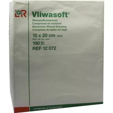 VLIWASOFT Compressas de tecido não tecido 10x20 cm não estéreis 6l, 100 unidades VLIWASOFT Compressas de tecido não tecido 10x20 cm não estéreis 6l, 100 unidades