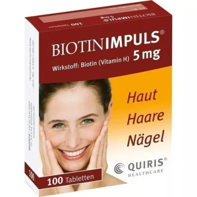 BIOTIN IMPULS Comprimidos de 5 mg, 100 unidades