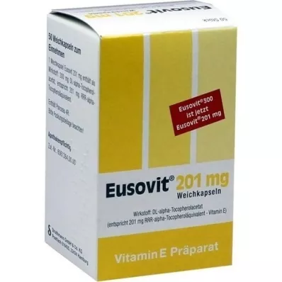 EUSOVIT 201 mg cápsulas moles, 50 unid