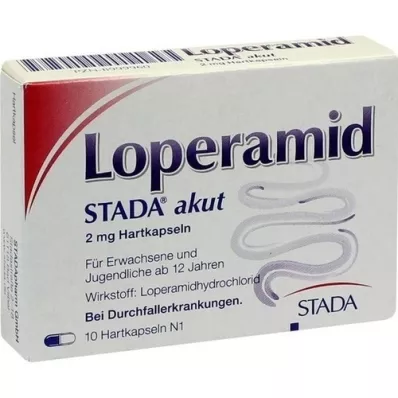 LOPERAMID STADA Cápsulas duras agudas de 2 mg, 10 unidades