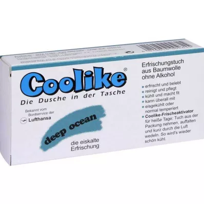 Toalhas refrescantes Coolike oceano profundo, 5 unidades Toalhas refrescantes Coolike oceano profundo, 5 unidades