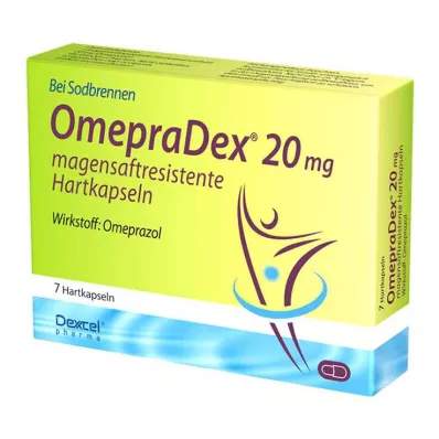 OMEPRADEX Cápsulas duras gastro-resistentes de 20 mg, 7 unidades OMEPRADEX Cápsulas duras gastro-resistentes de 20 mg, 7 unidades