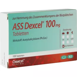 ASS Dexcel 100 mg comprimidos, 100 unid