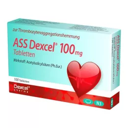 ASS Dexcel 100 mg comprimidos, 100 unid