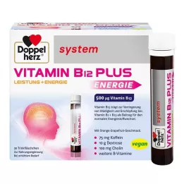 DOPPELHERZ Ampolas de bebida do sistema Vitamin B12 Plus, 30X25 ml