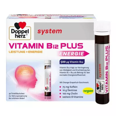 DOPPELHERZ Ampolas de bebida do sistema Vitamin B12 Plus, 30X25 ml DOPPELHERZ Ampolas de bebida do sistema Vitamin B12 Plus, 30X25 ml