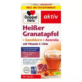 DOPPELHERZ romã quente+espinheiro+acerola, 10 unid
