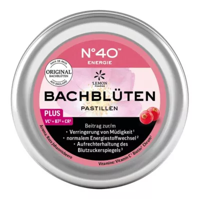 ENERGIE BACHBLÜTENPASTILLEN Segundo o Dr. Bach, 50 g