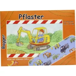 KINDERPFLASTER Carta da escavadora, 10 peças