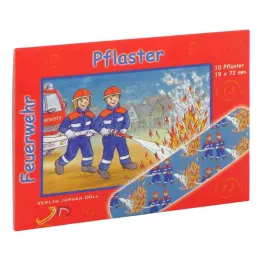 KINDERPFLASTER Carta da brigada de incêndio, 10 peças