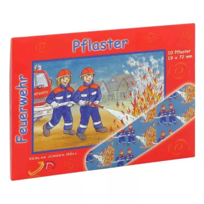 KINDERPFLASTER Carta da brigada de incêndio, 10 peças KINDERPFLASTER Carta da brigada de incêndio, 10 peças