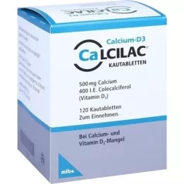 CALCILAC Comprimidos mastigáveis, 120 unidades