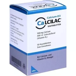 CALCILAC Comprimidos mastigáveis, 50 unidades