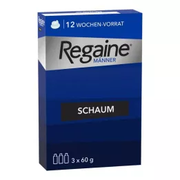 REGAINE Espuma para homem 50 mg/g, 3X60 ml