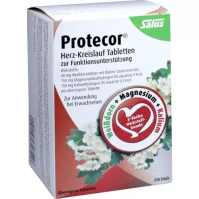 PROTECOR Cardiovascular Tabl.z.Funktionsunt.Salus, 250 St