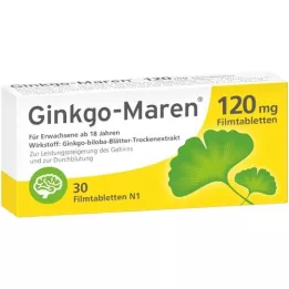 GINKGO-MAREN Comprimidos revestidos por película de 120 mg, 30 unidades