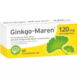 GINKGO-MAREN Comprimidos revestidos por película de 120 mg, 60 unidades