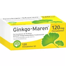 GINKGO-MAREN Comprimidos revestidos por película de 120 mg, 120 unidades