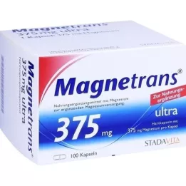 MAGNETRANS 375 mg ultra capsules, 100 unid