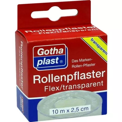 Gothaplast rolo de gesso Flex trp.2,5 cm x 10 m, 1 peça Gothaplast rolo de gesso Flex trp.2,5 cm x 10 m, 1 peça