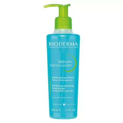 BIODERMA Sebium Gel Moussant Gel de Limpeza, 200 ml BIODERMA Sebium Gel Moussant Gel de Limpeza, 200 ml