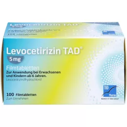 LEVOCETIRIZIN TAD Comprimidos revestidos por película de 5 mg, 100 unidades