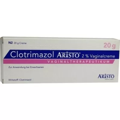 CLOTRIMAZOL ARISTO 2% creme vaginal + 3 aplicações, 20 g