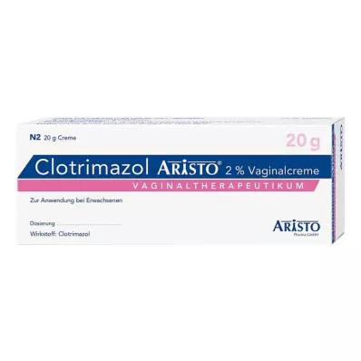 CLOTRIMAZOL ARISTO 2% creme vaginal + 3 aplicações, 20 g CLOTRIMAZOL ARISTO 2% creme vaginal + 3 aplicações, 20 g