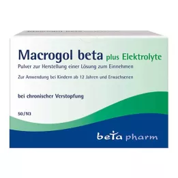 MACROGOL beta plus Electrolyte Plv.para uso oral, 50 unid