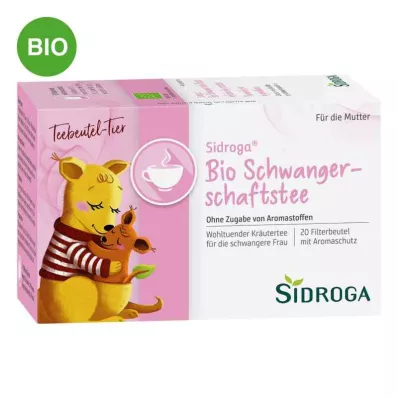 SIDROGA Saco de filtro para chá biológico para gravidez, 20X1,5 g SIDROGA Saco de filtro para chá biológico para gravidez, 20X1,5 g