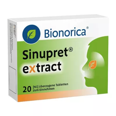 SINUPRET Comprimidos revestidos de extrato, 20 unidades SINUPRET Comprimidos revestidos de extrato, 20 unidades