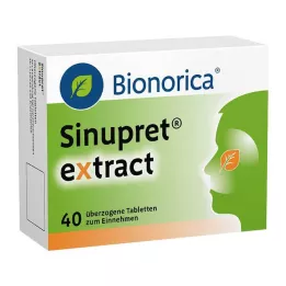 SINUPRET Comprimidos revestidos de extrato, 40 unidades
