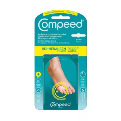 COMPEED Emplastros hidratantes de milho, 6 peças COMPEED Emplastros hidratantes de milho, 6 peças