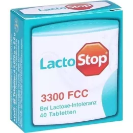LACTOSTOP 3,300 FCC Comprimidos dispensador de clique, 40 unidades