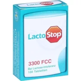 LACTOSTOP 3,300 FCC Comprimidos dispensador de clique, 100 unidades