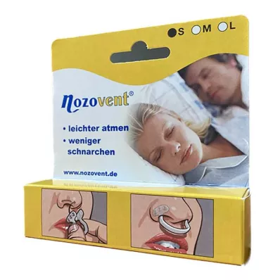Nozovent® Clipes para nariz pequenos, 2 peças