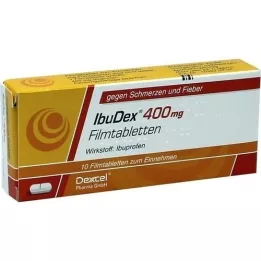 IBUDEX Comprimidos revestidos por película de 400 mg, 10 unidades