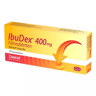 IBUDEX Comprimidos revestidos por película de 400 mg, 10 unidades IBUDEX Comprimidos revestidos por película de 400 mg, 10 unidades