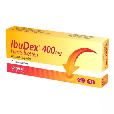IBUDEX Comprimidos revestidos por película de 400 mg, 20 unidades IBUDEX Comprimidos revestidos por película de 400 mg, 20 unidades