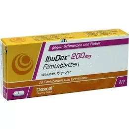 IBUDEX Comprimidos revestidos por película de 200 mg, 20 unidades